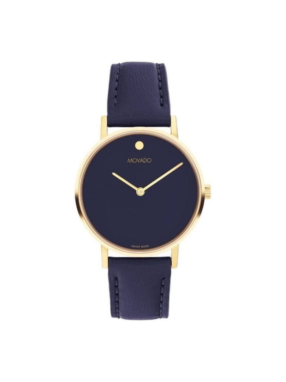 NWT Movado Signature Quartz Blue Dial Ladies Watch